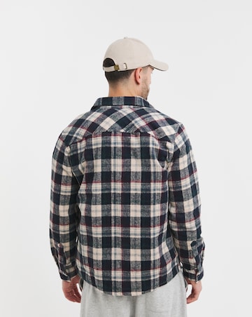 Double Pocket Check Overshirt