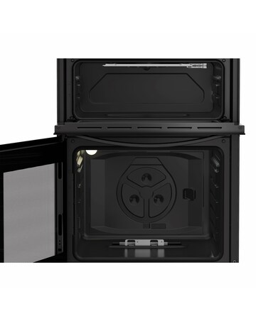 Indesit ITG6GB 60cm Gas Twin Cooker - Black