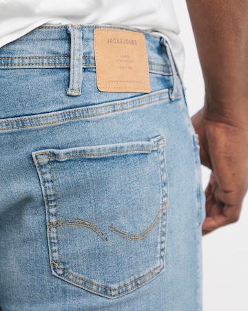 Jack & Jones Glenn Sim Fit Jeans - Blue Denim