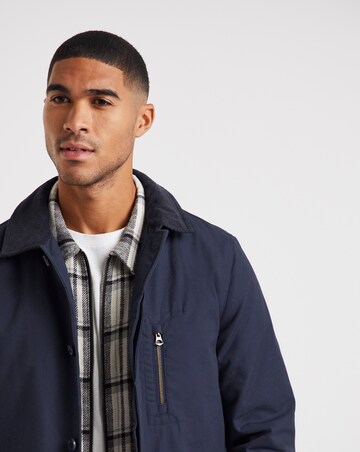 Navy Cotton Worker Jacket
