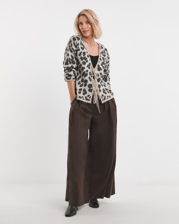 Animal Print Cardigan