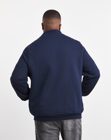 Borg Lined Funnel Neck Sweatshirt Long