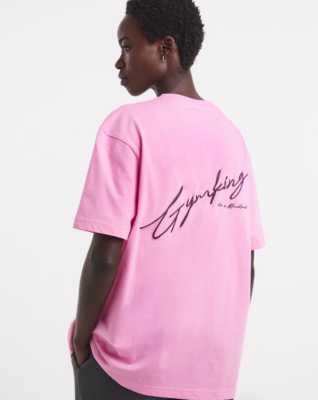 Gym King Script Mindset Boyfriend T-Shirt