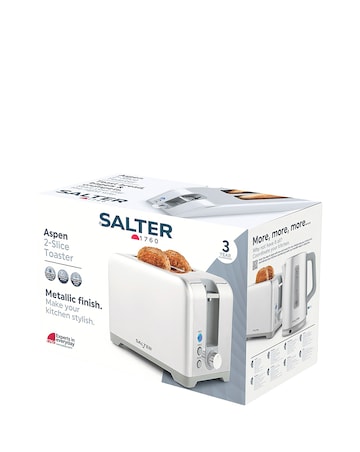 Salter Stainless Steel 2 Slice Toaster