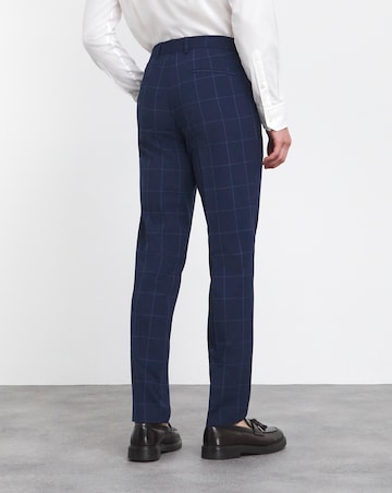 BOSS Slim Fit Check Suit Trouser