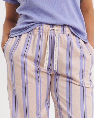 Simply Be (2 Pack) Ribbed T Shirt Pyjama Sets