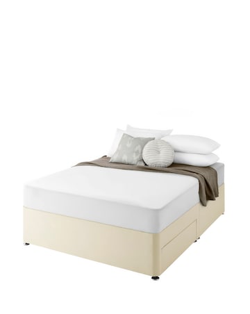 Silentnight Fabric 2 Drawer Divan Base Only