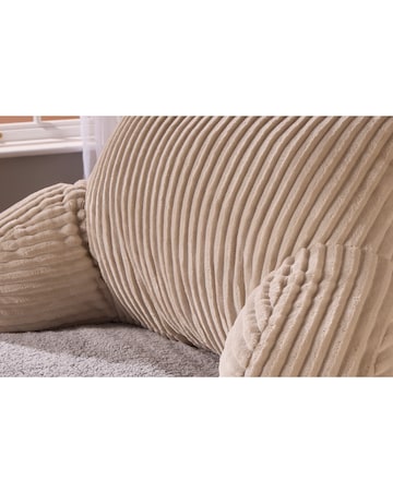 Huggleland Velvet Jumbo Cord Cuddle Cushion