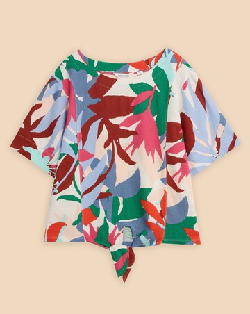 White Stuff Sara Tie Hem Top