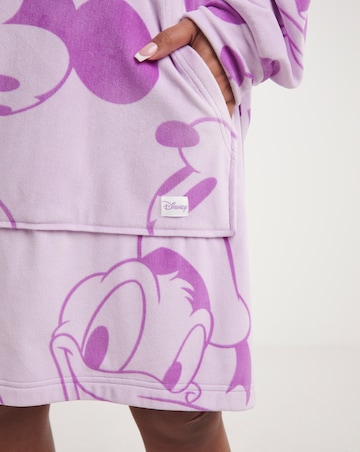 Mickey Mouse And Donald Duck Oversized Hooded Lounge Dress