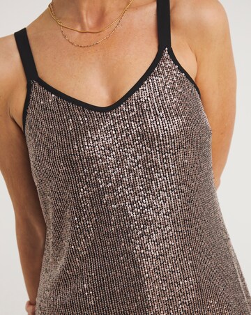 Bronze Sequin Cami