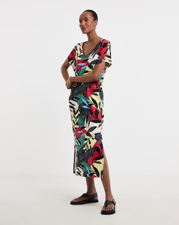 Great Value Soft Touch Midi T-Shirt Dress