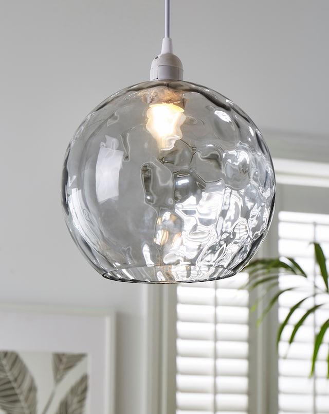Raya Ripple Glass Easy Fit Shade