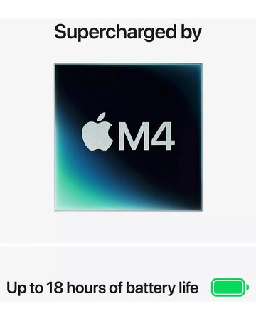 Apple MacBook Air (M4, 2025) 15in 10-Core CPU 10-Core GPU 16GB 256GB - Silver