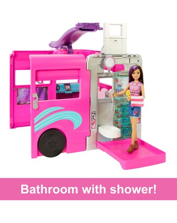 Barbie Dream Camper Vehicle Playset with 60 Accessories