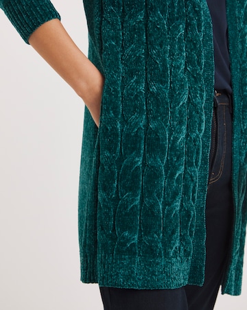 Julipa Chenille Cable Cardigan
