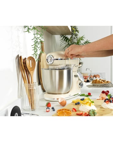 Salter Retro Stand Mixer Cream