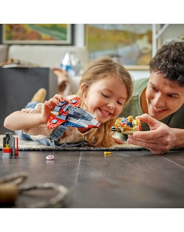 LEGO Marvel Captain America vs. Thanos, Super Hero Building Toy 76319