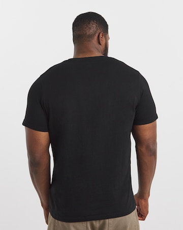 Pure Cotton Crew Neck T-Shirt- Black
