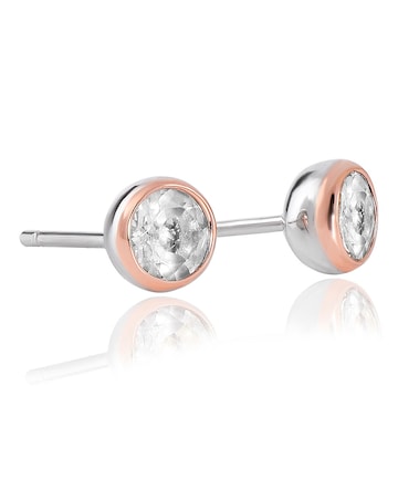 Clogau Celebration White Topaz Earrings