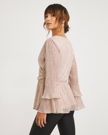 Joanna Hope Plisse Top