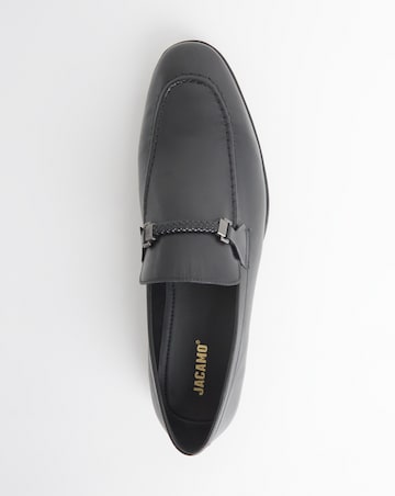 Leather Formal Snaffle Bar Loafer Wide