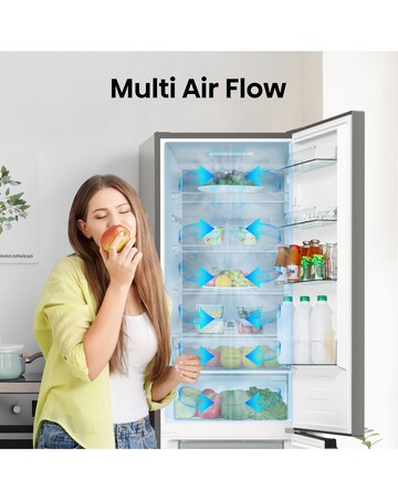 Hisense RB470N4SICUK Total No Frost Fridge Freezer - Stainless Steel