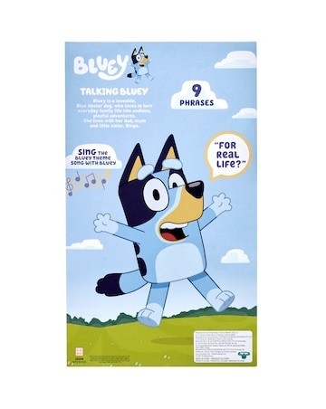 Bluey Talking Bluey Plush