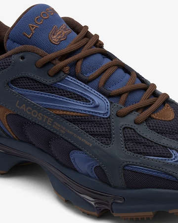Lacoste L003 2k24 Trainers - Navy/Dark Brown