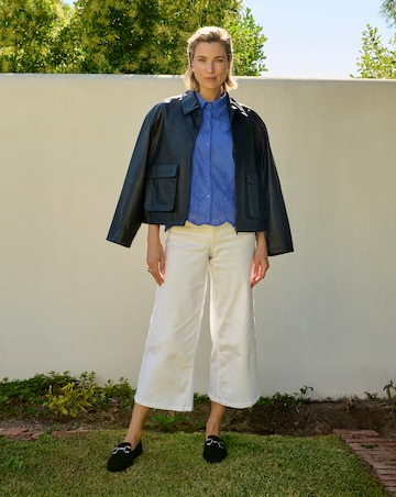 Anthology Leather Trucker Jacket