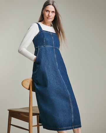 Blue Apron Midi Dress