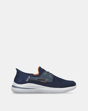 Skechers Slip-ins Bungee Wide Fit Shoe - Navy