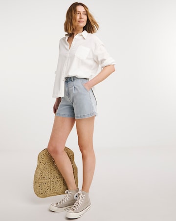 Oversized Crepe Shirt