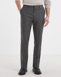 William Hunt Flannel Check Suit Trouser