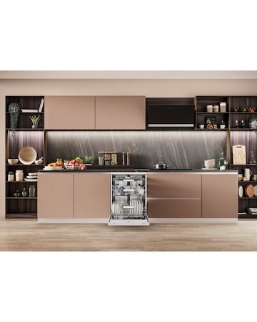 Hotpoint Maxi Space H7F HS41 UK Full Size Dishwasher - 15 Place Settings - White