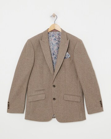 Oatmeal Donegal Regular Fit Suit Jacket