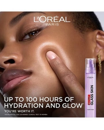 LOreal Paris Revitalift Filler Glass Skin Liquid Cream Face Moisturiser 50ml