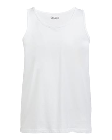 Pure Cotton Core Vest- White