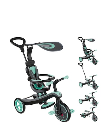 Globber Explorer Trike 4 in 1 With Headrest