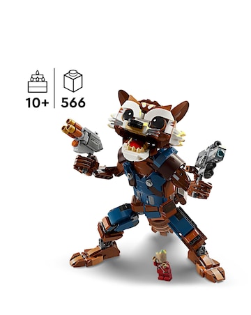 LEGO Marvel Rocket & Baby Groot Buildable Toy 76282