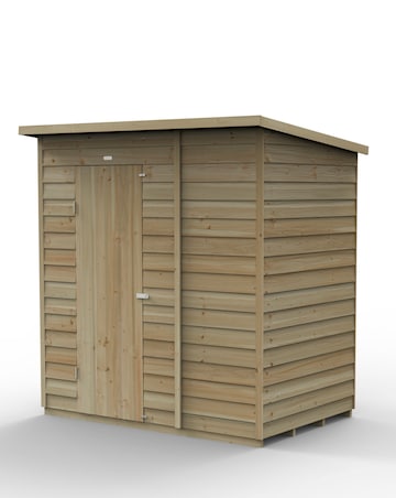 4LIFE Pent Shed 6x4 - Single Door - No Windows (Home Delivery)