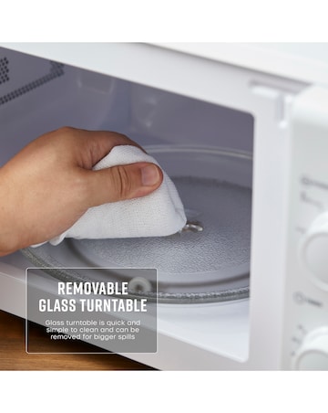 Swan SM4420WHT 20L White Manual Microwave