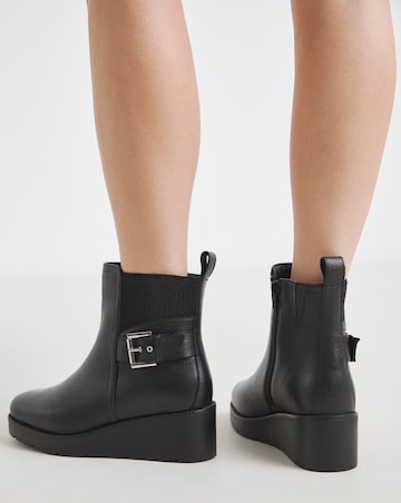 Natalie Wedge Chelsea Boots - Extra Wide Fit (EEE)