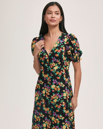 Finery London Floral Button Up Dress
