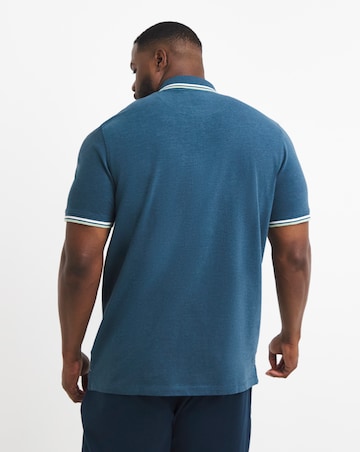 Jack & Jones Premium Paulos Tipped Polo - Blue