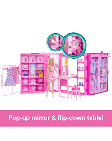 Barbie Dream Closet Doll, Playset and Accessories