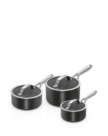 Ninja ZeroStick CeramicPro 3 Piece Saucepan Set