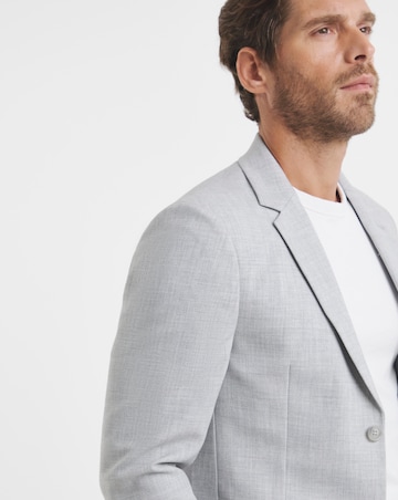 Textured Stretch Jersey Blazer