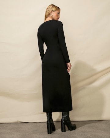 Ro&Zo Scoop Neck Wrap Dress