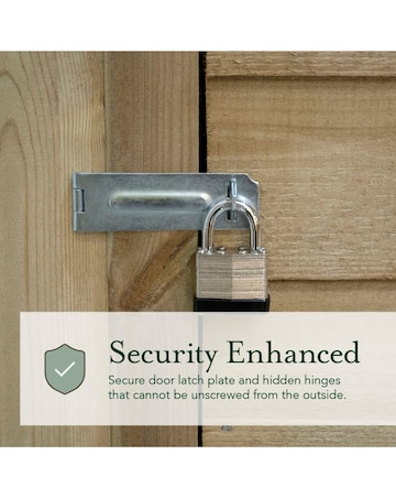 4LIFE Pent Shed 7x5 - Single Door - 2 Windows (Home Delivery)